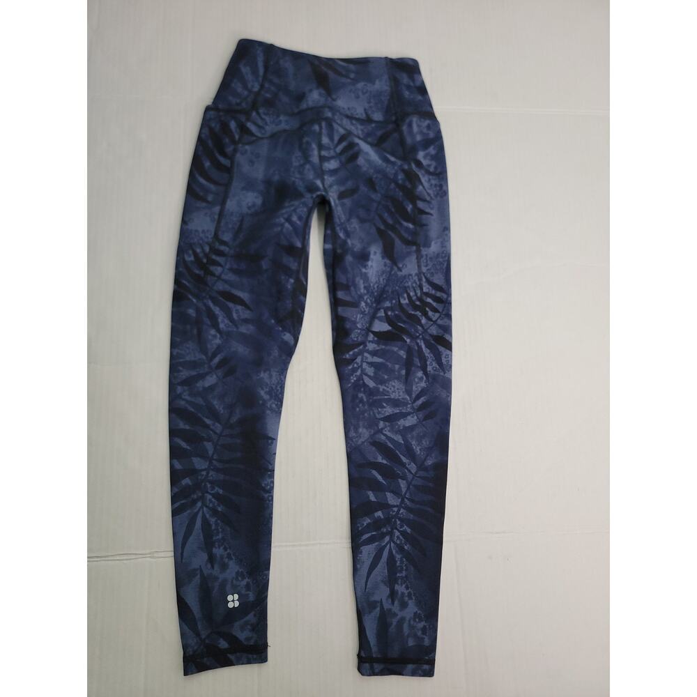 Sweaty Betty Leggings Womens SZ XS Side Pocket 7/8 Super Soft Printed - Picture 7 of 9